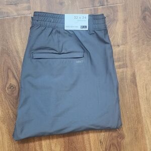 Men's Stretch 32x34 Joggers Pants with Belt Loops Slim Fit Tapered Ankle…